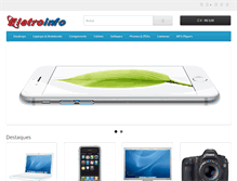 Tablet Screenshot of eletroinfo.com